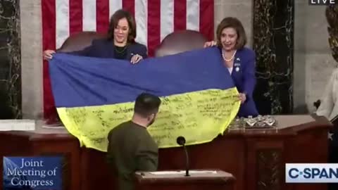 SHOCKING: Zelensky Kisses Pelosi Following His Address To Congress