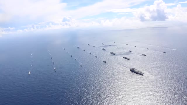 RIMPAC 2022 Fleet Sails in Formation, Part 1 U.S. Navy