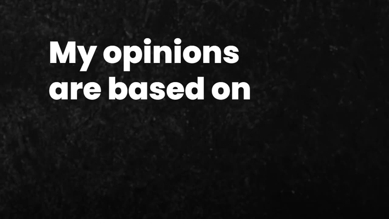 I stand by my own values and really don't let other people tell me how to think.