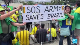 Las protestas bolsonaristas en Brasil continúan, aunque ahora con menor intensidad • FRANCE 24