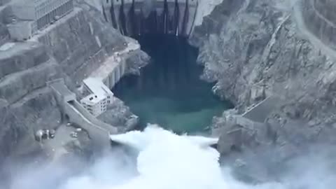 Çoruh River, Deriner Dam (249 meters) water discharge 🙂☺️