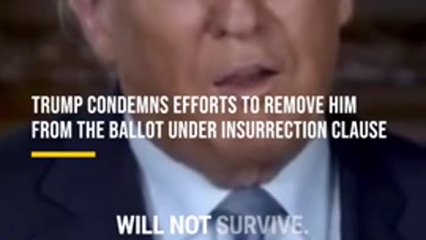 Trump Responds To Colorado Trial