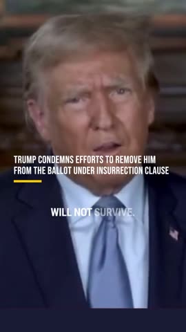 Trump Responds To Colorado Trial