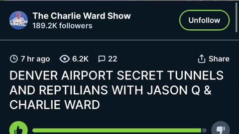Charlie Ward , Jason Q : Denver airport, secret tunnels , reptilians