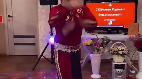 Zelensky busting a funny dance