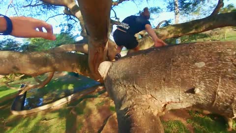 里约热内卢屋顶疯狂跑酷