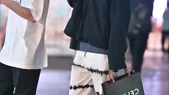 Chinese lads' street attire this evening