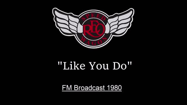 REO Speedwagon - Like You Do (Live in Lansing, Michigan 1980) FM Broadcast