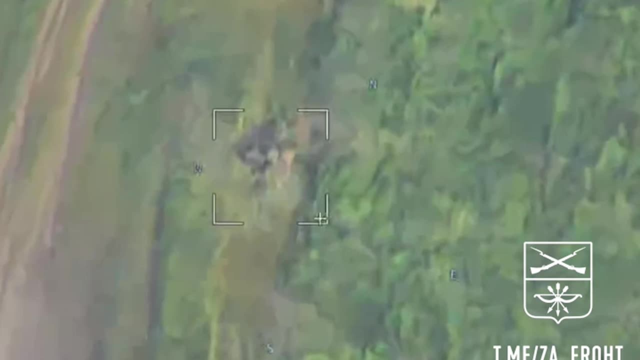 The Lancet UAV strikes the enemy's ZU-23-2 anti-aircraft system in the Kherson direction.
