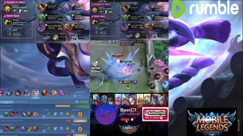 Push Rank Game Mobile Legends Bang Bang Epic Hero Maksman Hanabi
