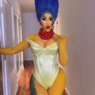 Did Cardi B do a good Marge Simpsons impression?😂
