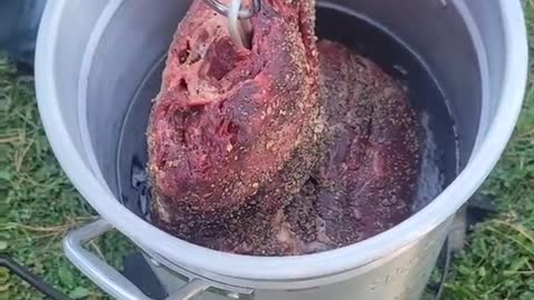 Deep fried prime rib!