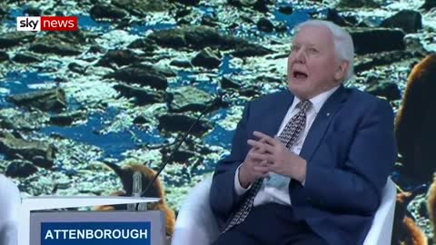 Prince William and Sir David Attenborough warn that humans 'need to be careful'