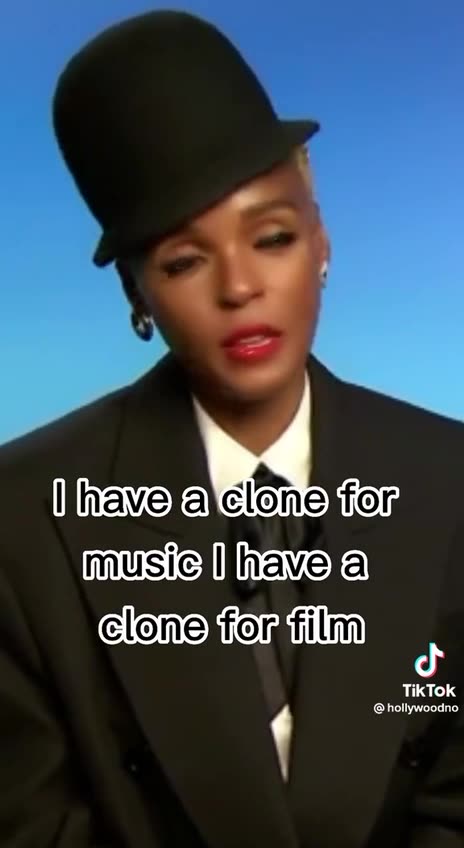 자신의 클론덕분에 음악도 하고, 영화도 찍고, 다른 삶도 살 수 있었다고 고백한 자넬 모나.AVI