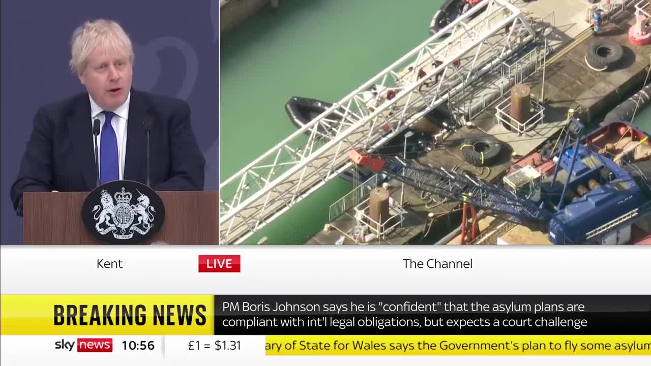 PM reveals his plan to send migrants to Rwanda