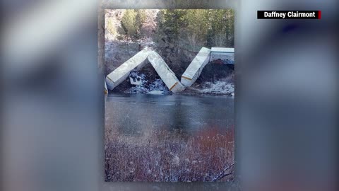 Train car derails Sunday morning in Montana