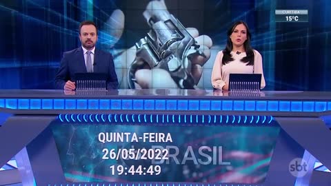 Homens são executados a tiros de fuzil em bar | SBT Brasil (26/05/22)