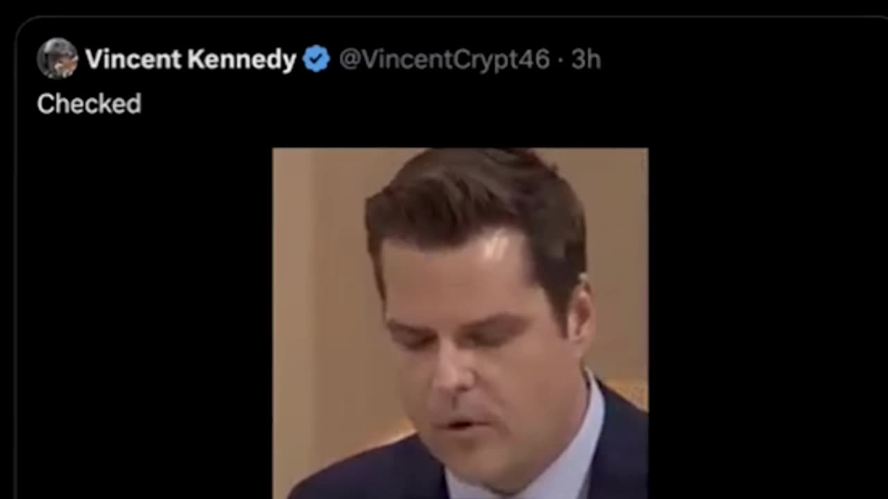 GAETZ steps down. Flashback - Hunter evidence in hand