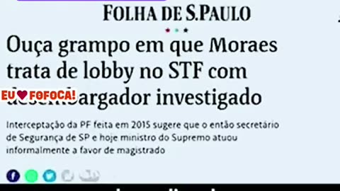 Grampo da policia federal pega o Xandão na pratica criminosa de livrar um desembargador