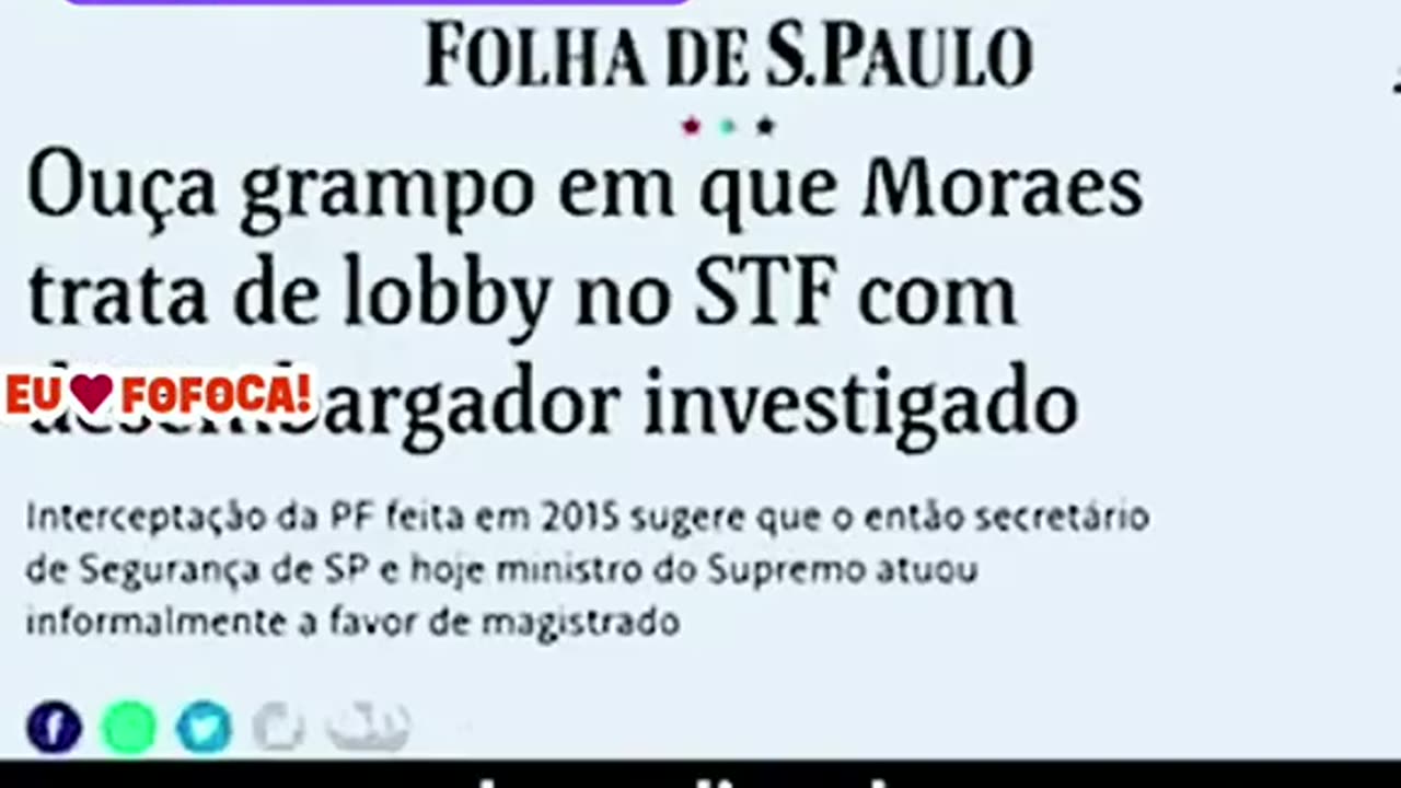 Grampo da policia federal pega o Xandão na pratica criminosa de livrar um desembargador