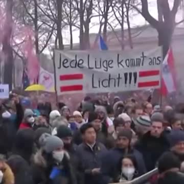 Yesterday: Huge anti Coronavirus tyranny protest in Austria