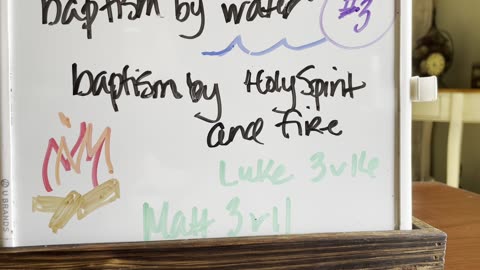 Baptism by water, holy spirit and fire 3