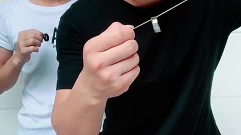 OUCH! 😂 Funny trick video 👍