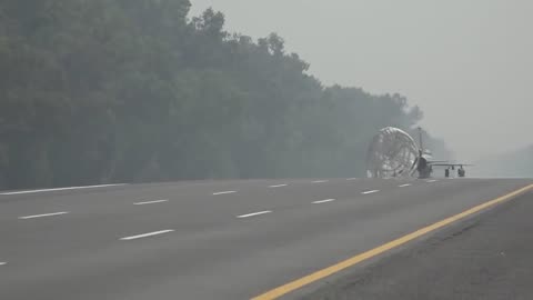0:09 / 1:09 PAF FIGHTERS CONDUCT LANDINGS ON MOTORWAY | PAF PRESS RELEASE | 07 OCT 2020 |