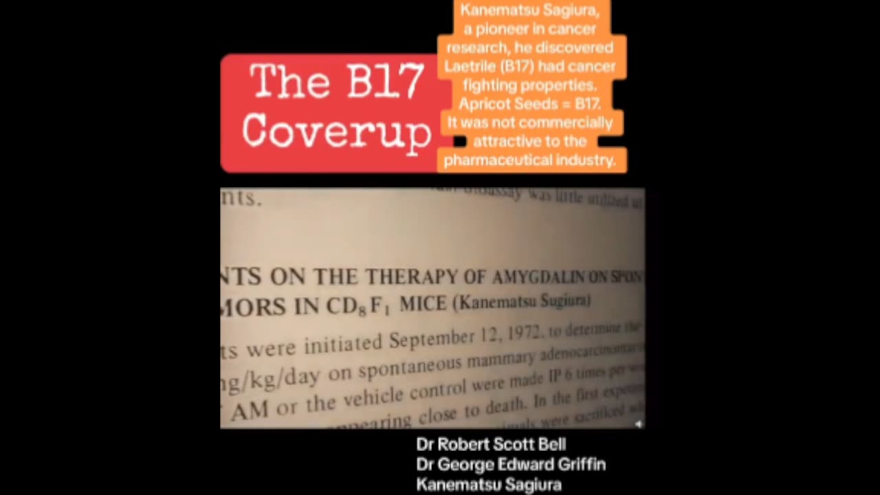 B17 Laetrile Coverup