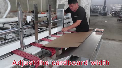 how to operate folder gluer machine