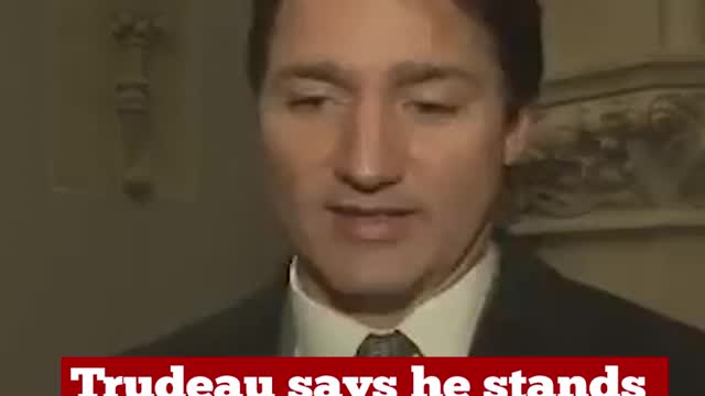 Trudeau says he stands with Chinese protestors...