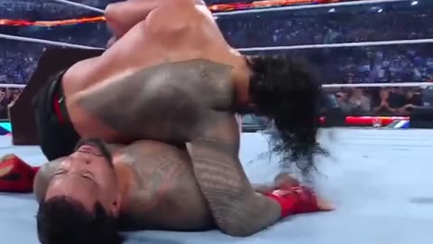 Roman Reigns vs Jey Uso tribal combat full match. WWE SummerSlam