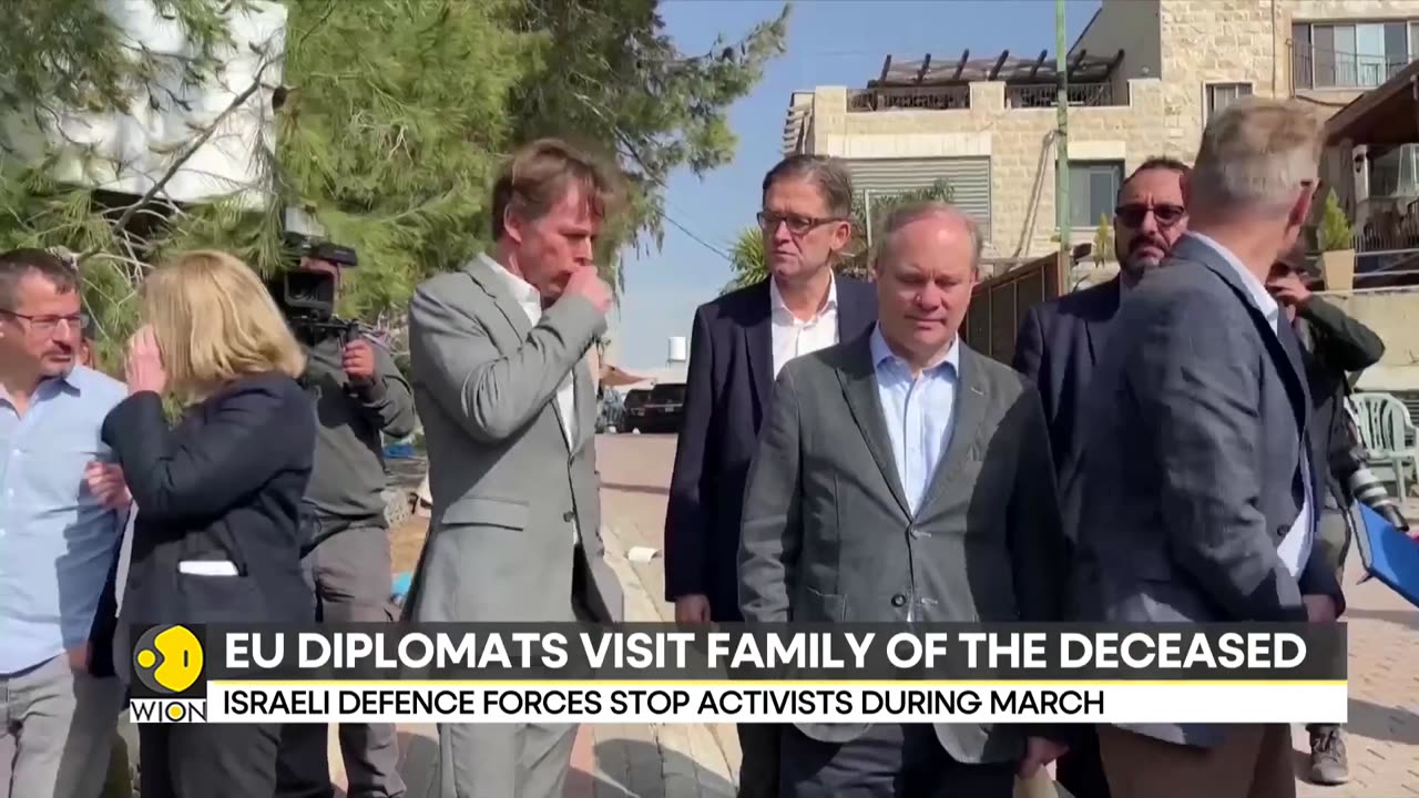 Palestine- EU diplomats express solidarity to residents as they visit riot-hit Huwara - WION