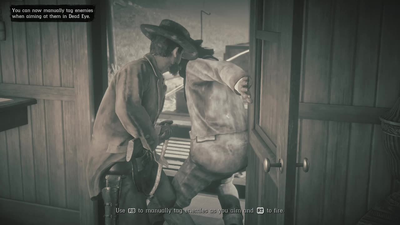When Arthur Save Sean On The Train: RDR2