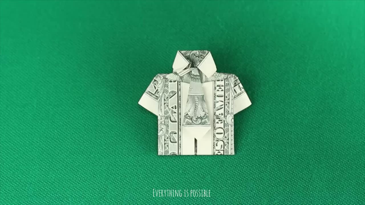 Dollar Origami Shirt