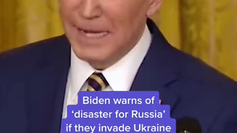 Biden warns of disaster for Russia if they invade Ukraine