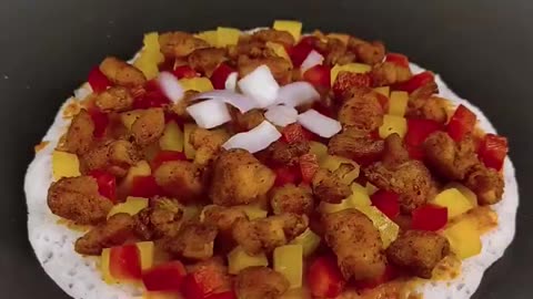 Dosa Pizza #asmr #cooking #shorts @masterchef6663