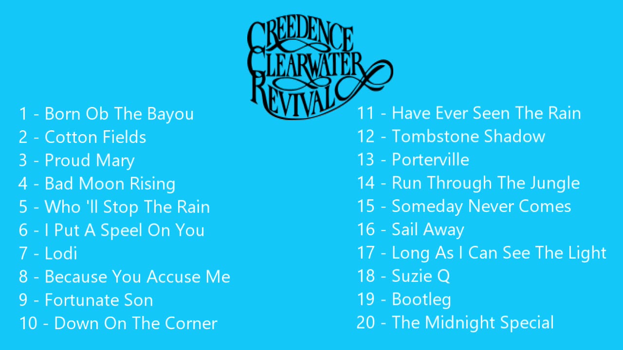 CREEDENCE CLEARWATER REVIVAL - THE BEST OF - HQ AUDIO