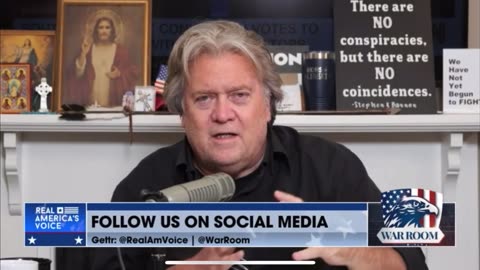 Bannon - It’s about you and me taking a stand against this insanity