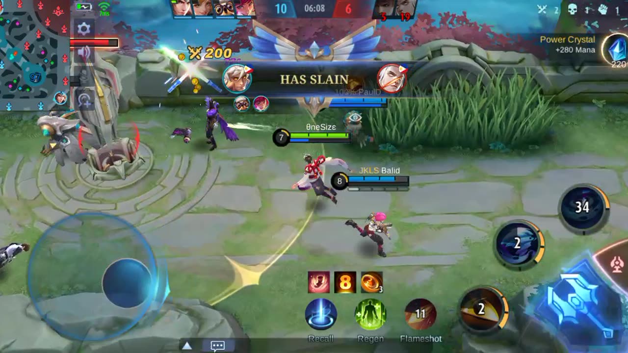 playing mobile legends bang bang