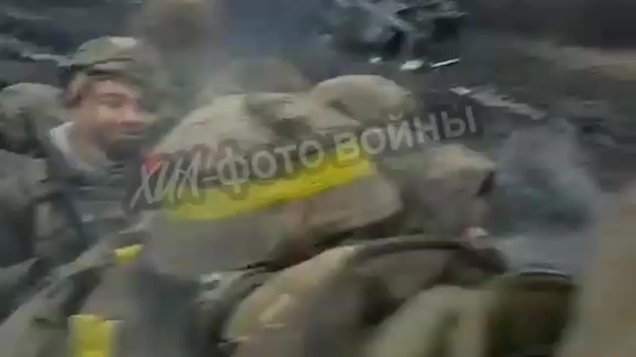 Footage of the Only Road into Bakhmut