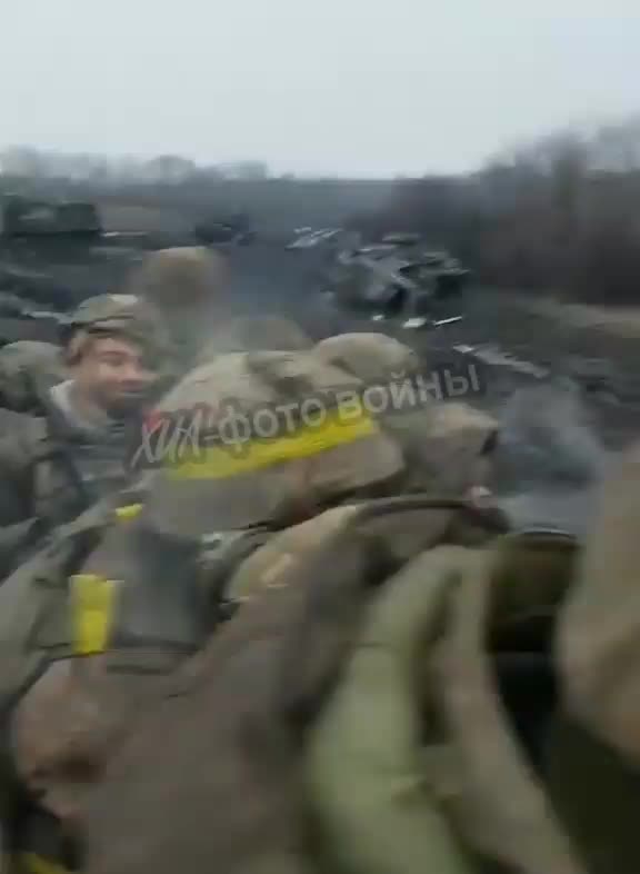 Footage of the Only Road into Bakhmut