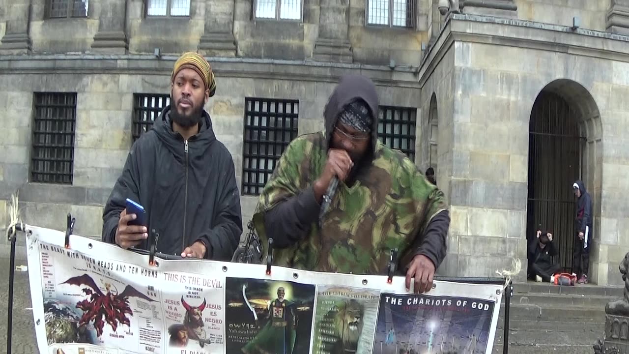 Hebrew Israelites Prophetic Camp Street Teaching 15-6- 2024 Amsterdam (The Dam/Netherlands) Pt 2