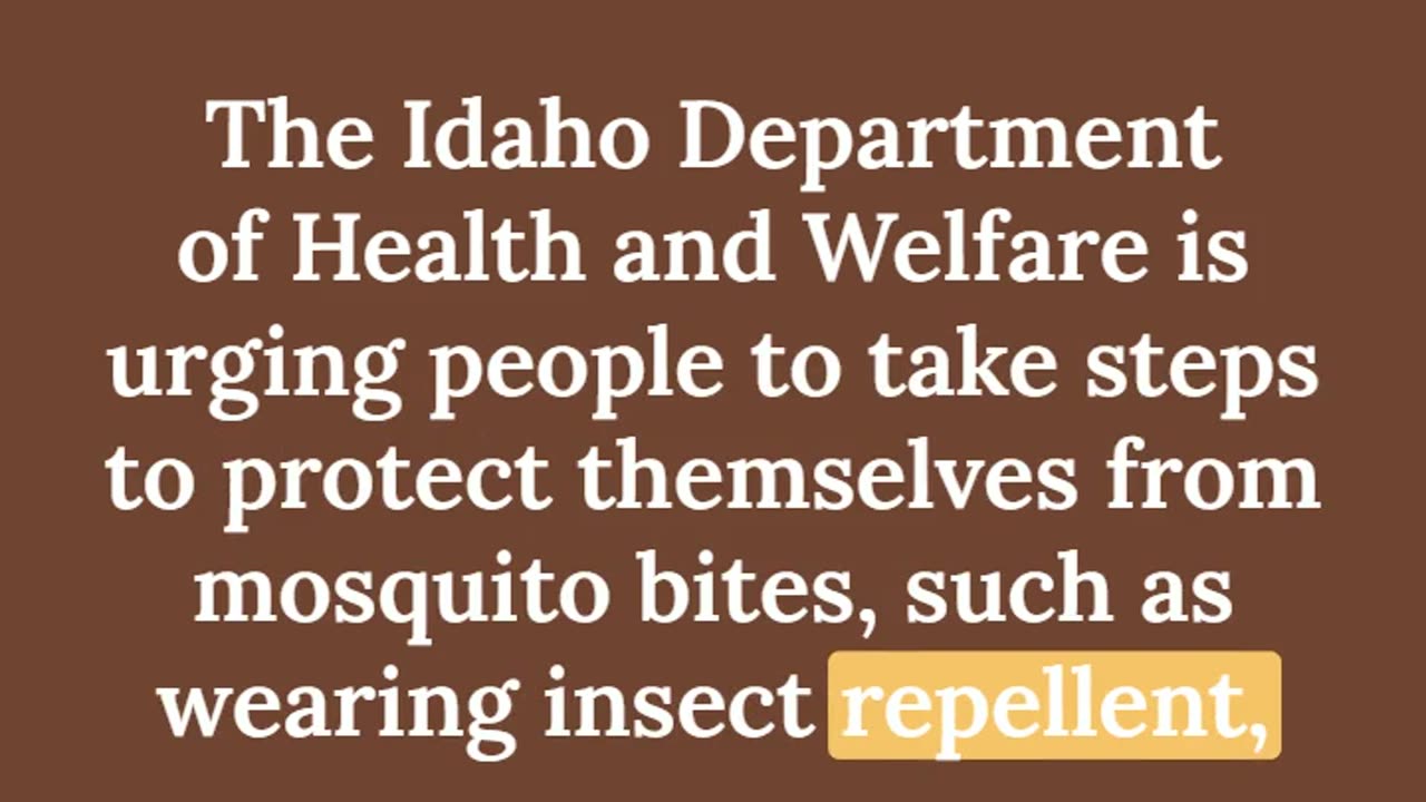 Idaho First Human West Nile Infection #idaho #podcast #virus #treasurevalley