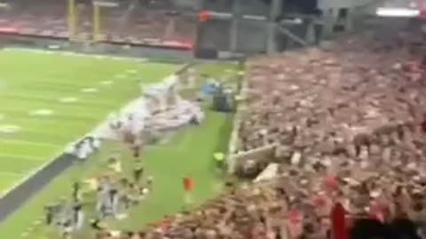 Yesterday in Cincinnati Ohio football game