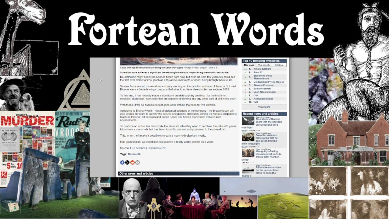 Fortean Words 218- TBC
