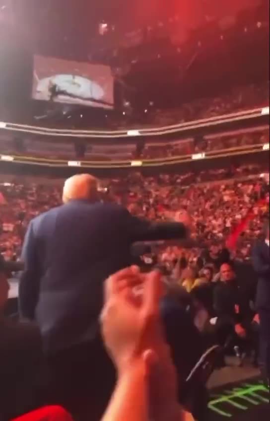 UFC 287 crowd in Miami