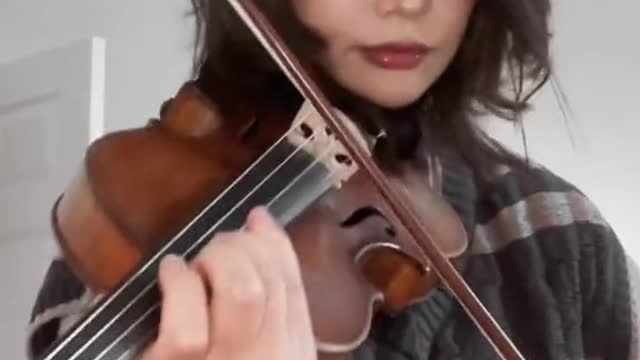 Violin playing