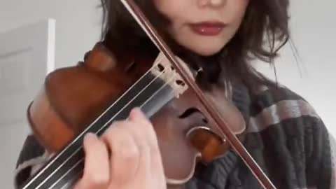 Violin playing