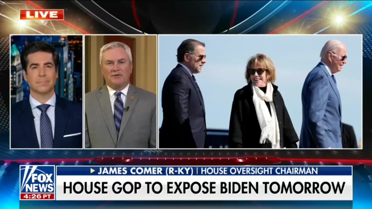 Rep Comer: Biden's Are Like An Organized Crime Unit